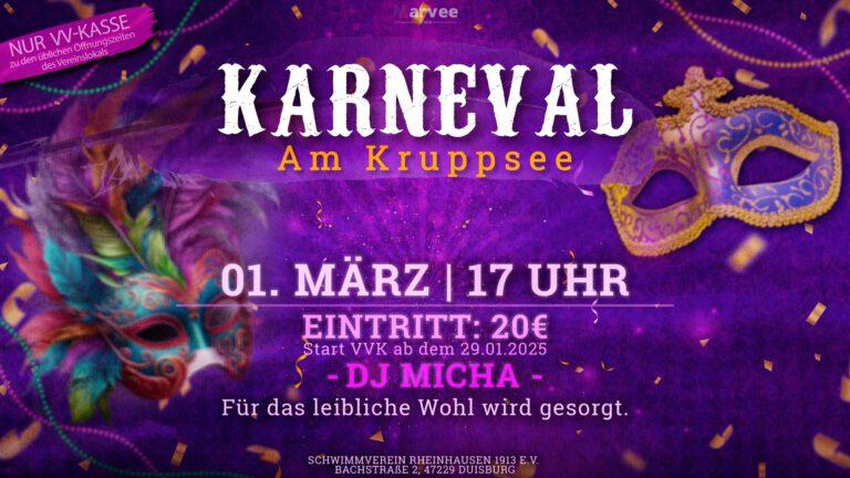 Helau und Alaaf – Karneval am Kruppsee!