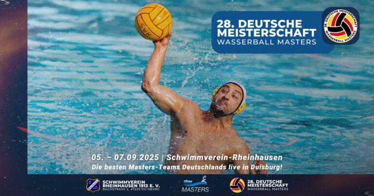 28. Deutsche Meisterschaft der Masters im Wasserball findet in Rheinhausen statt