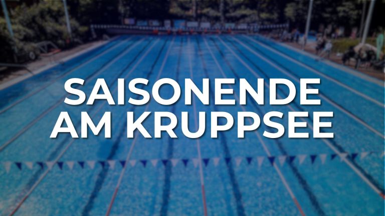 Ende der Freibadsaison 2026 im Freibad Kruppsee